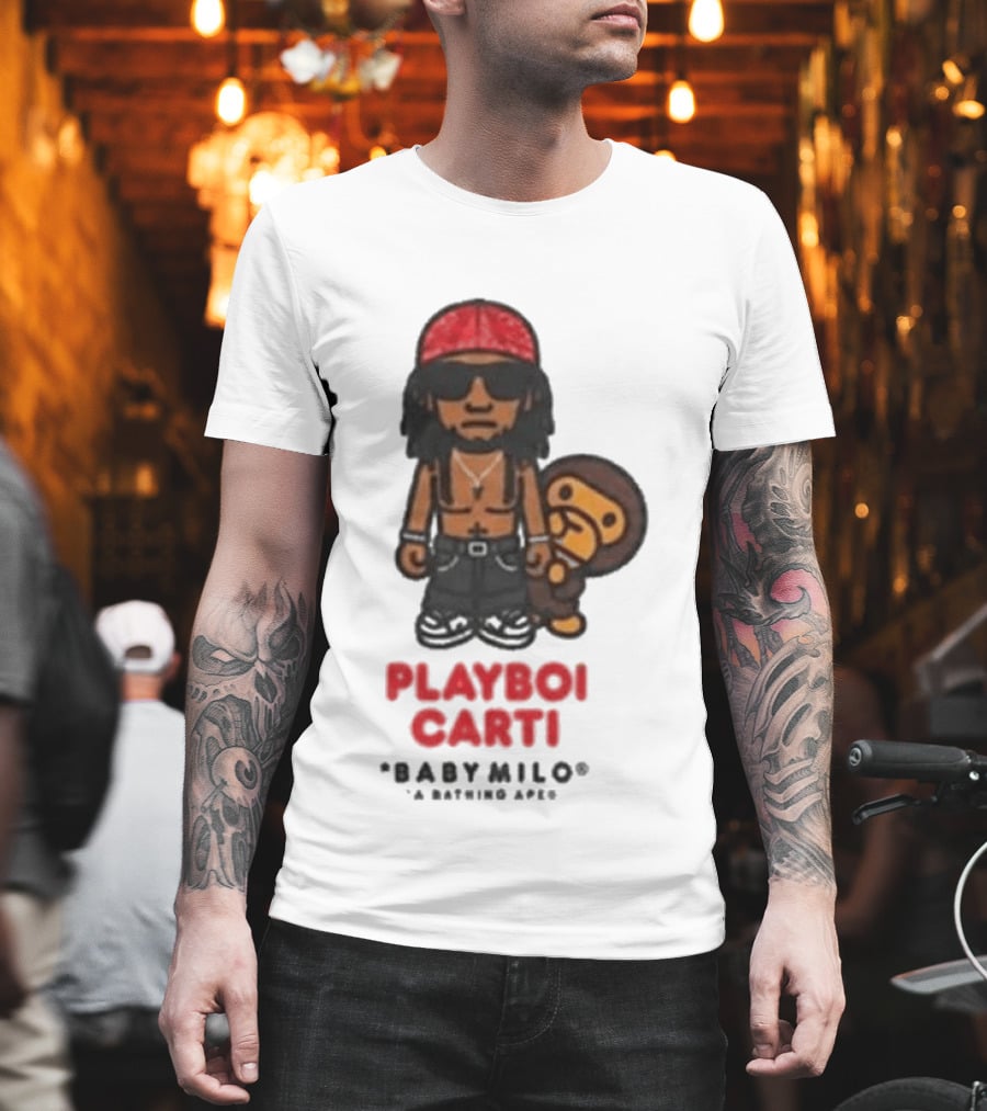 Playboi Carti Baby Milo A Bathing Ape Collaboration T-Shirt