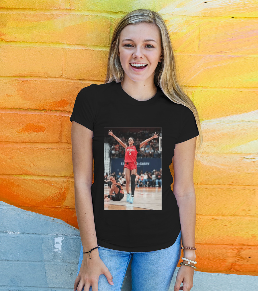 Angel Reese Celebrates 30th Double Double With 30 Points For Atlanta In Iconic Moment T-Shirt