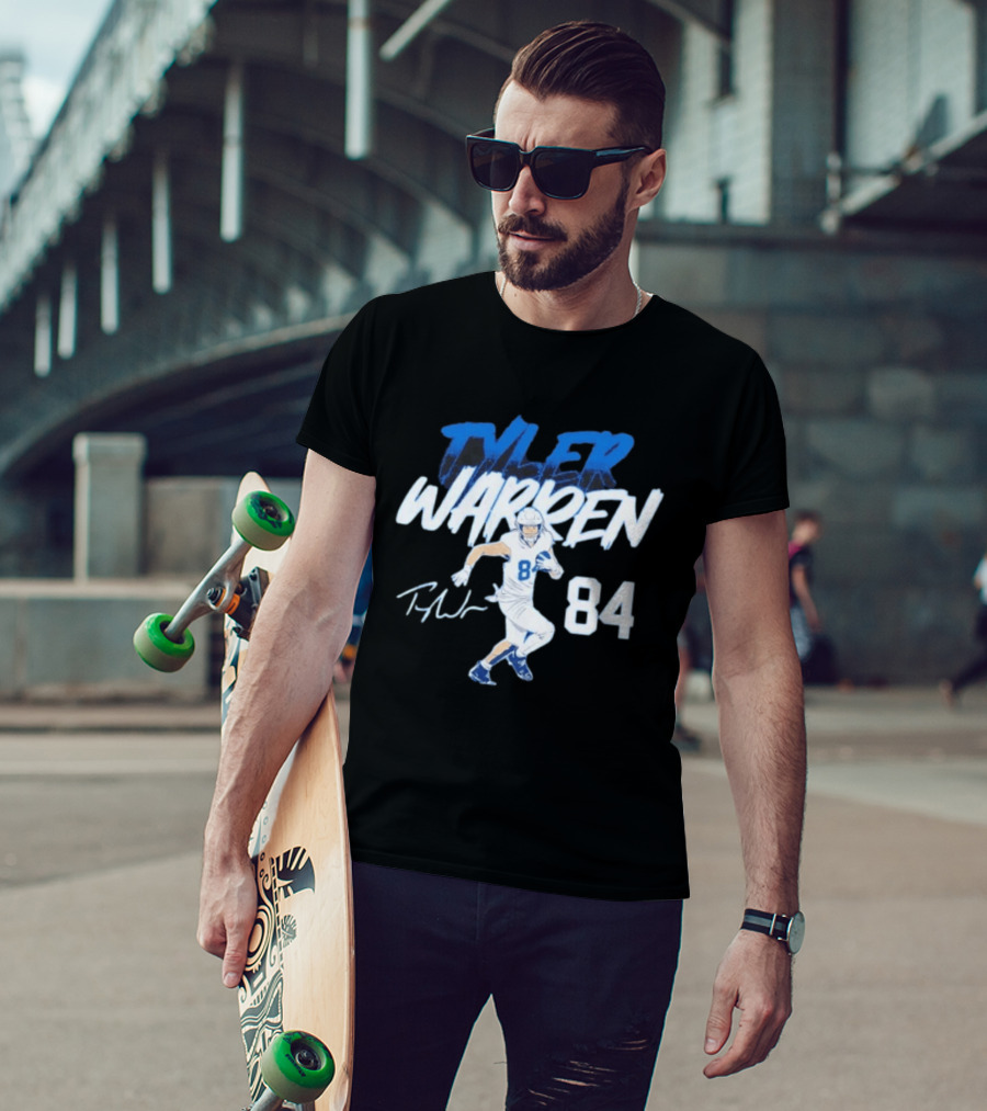 Tyler Warren 84 Indianapolis Colts Pose T-Shirt