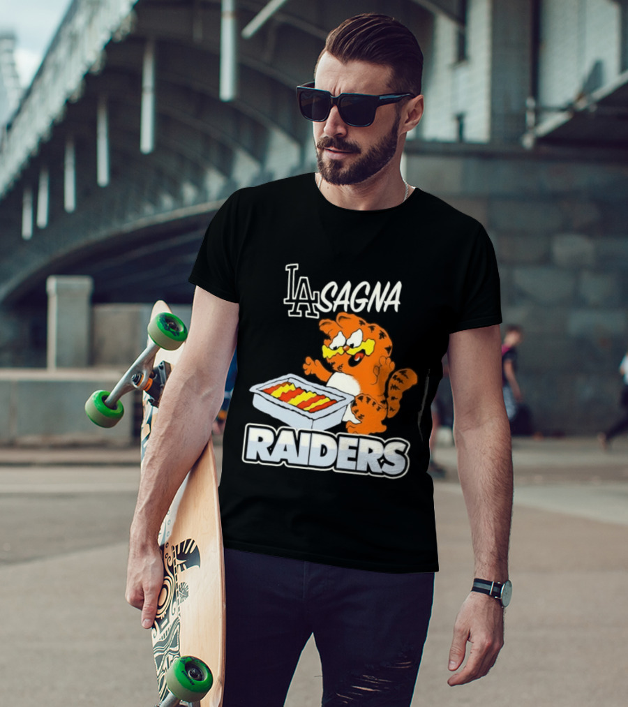LA Lasagna Cat Raiders T-Shirt