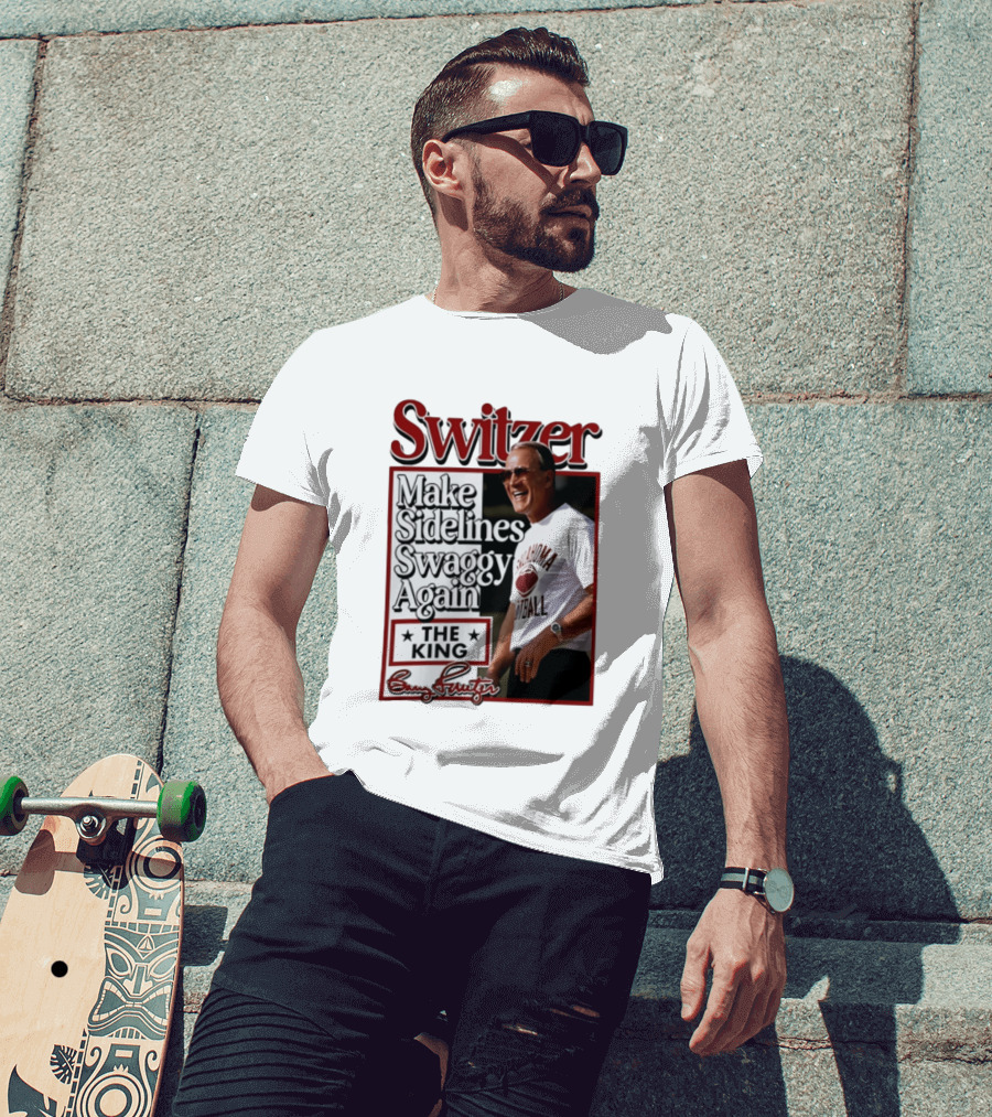 Switzer Make Sidelines Swaggy Again The King Oklahoma Football T-Shirt