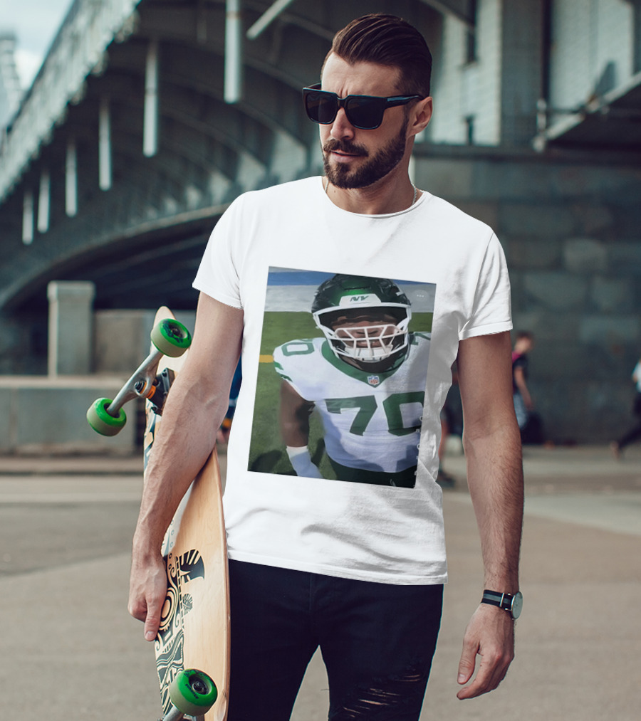New York Jets Number 70 Football Player NFL Jersey T-Shirt