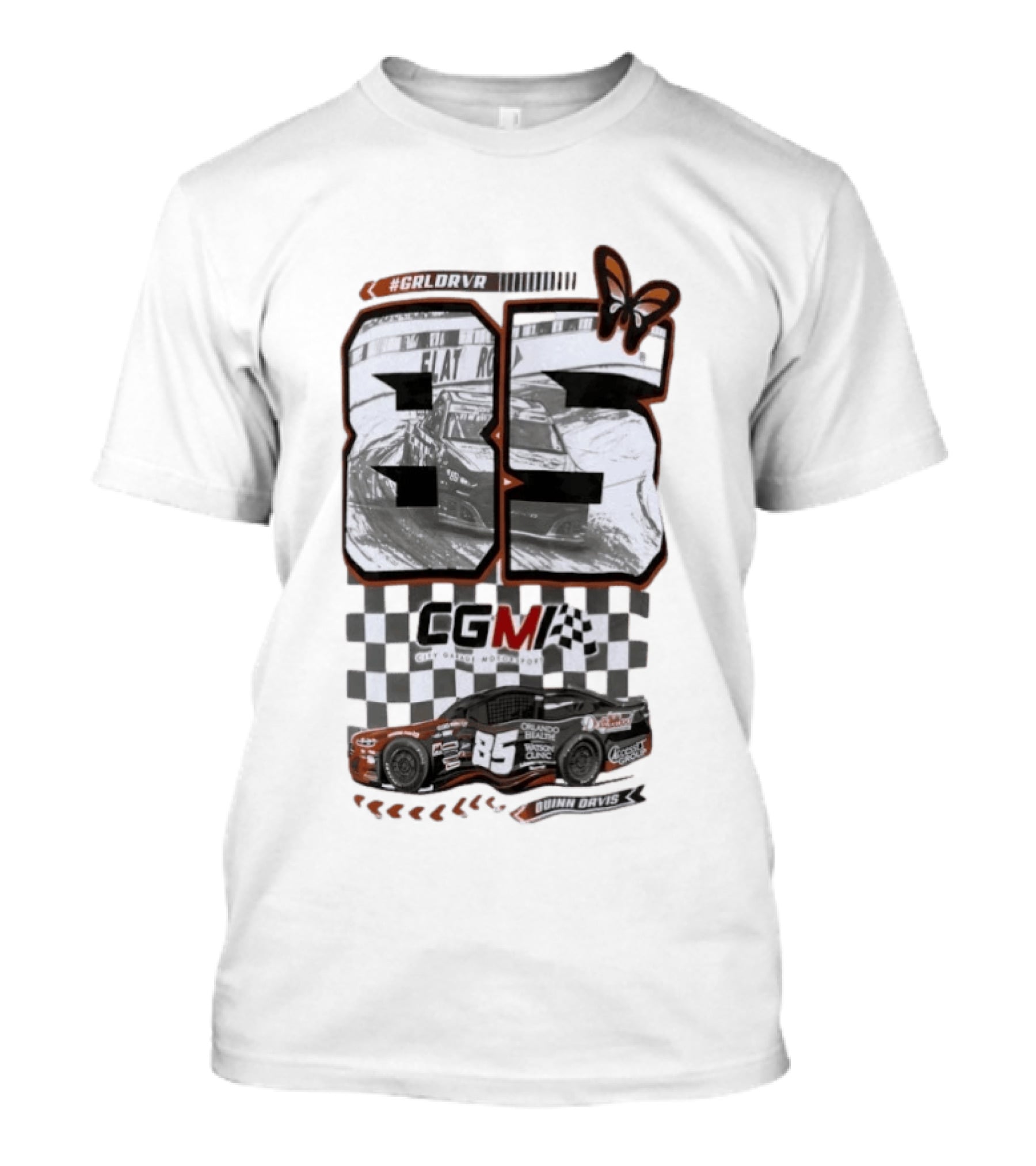 Quinn Davis City Garage Motorsport 85 GRLDRV Racing T-Shirt