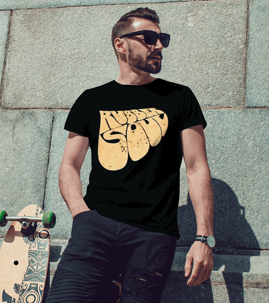Distressed Rubber Soul Vintage Classic Rock T-Shirt