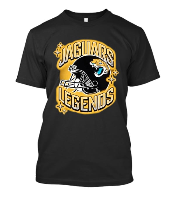 Jaguars Legends Football Helmet Icon With Stars T-Shirt