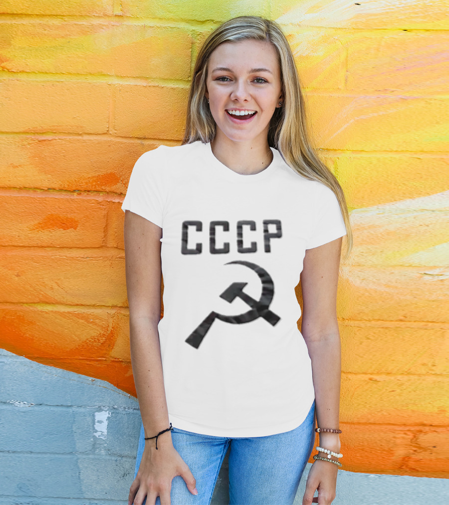 CCCP Black Hammer And Sickle T-Shirt