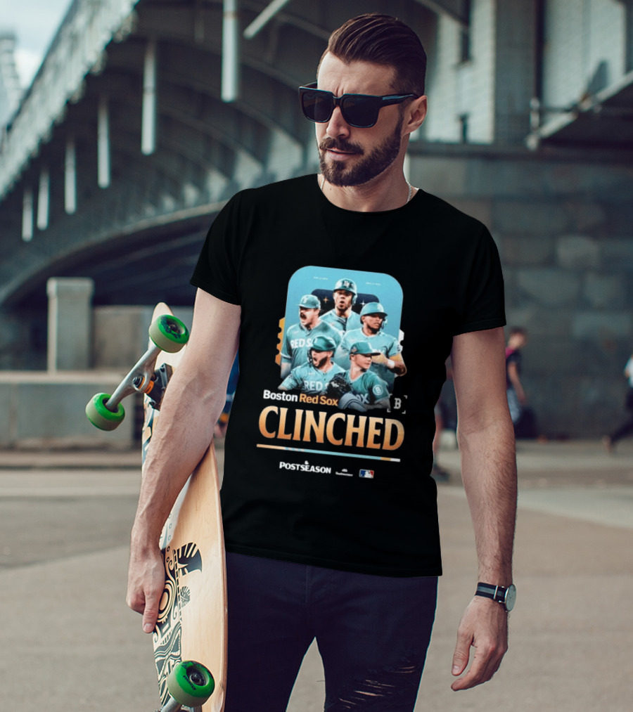Boston Red Sox Clinched Postseason 2026 MLB T-Shirt