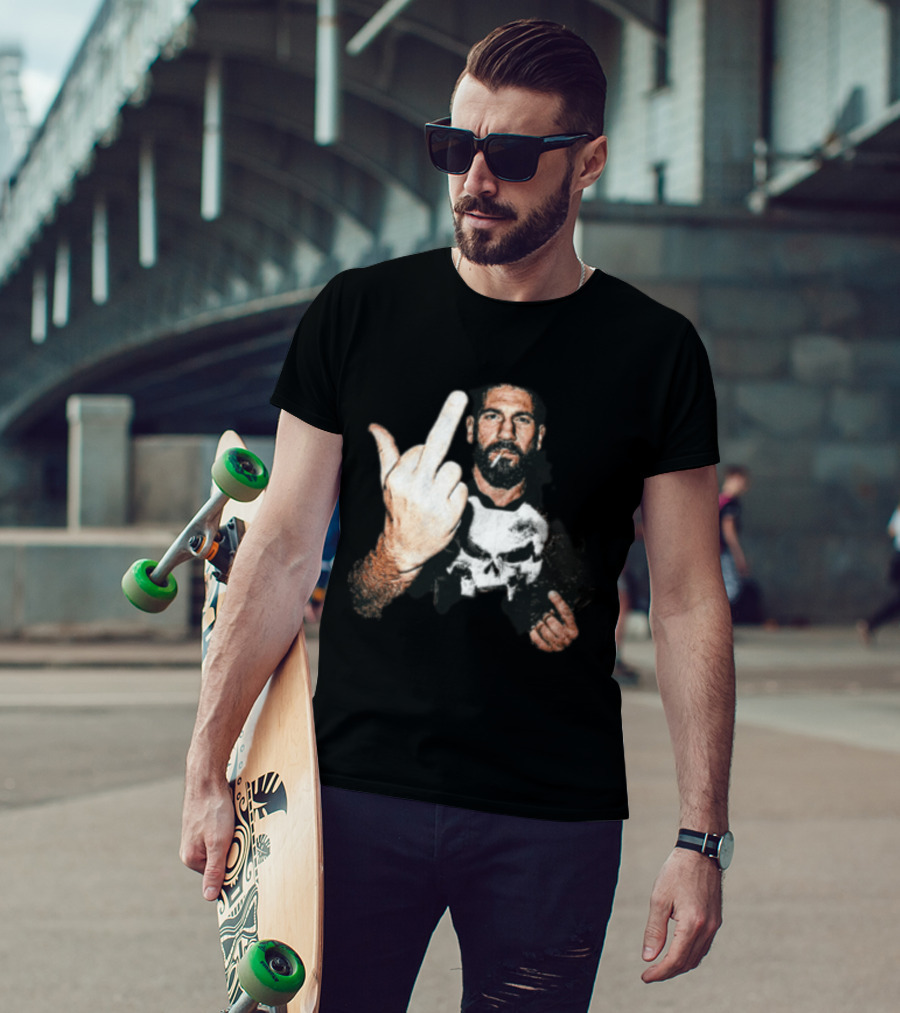 Jon Bernthal Punisher Middle Finger Iconic Gesture T-Shirt