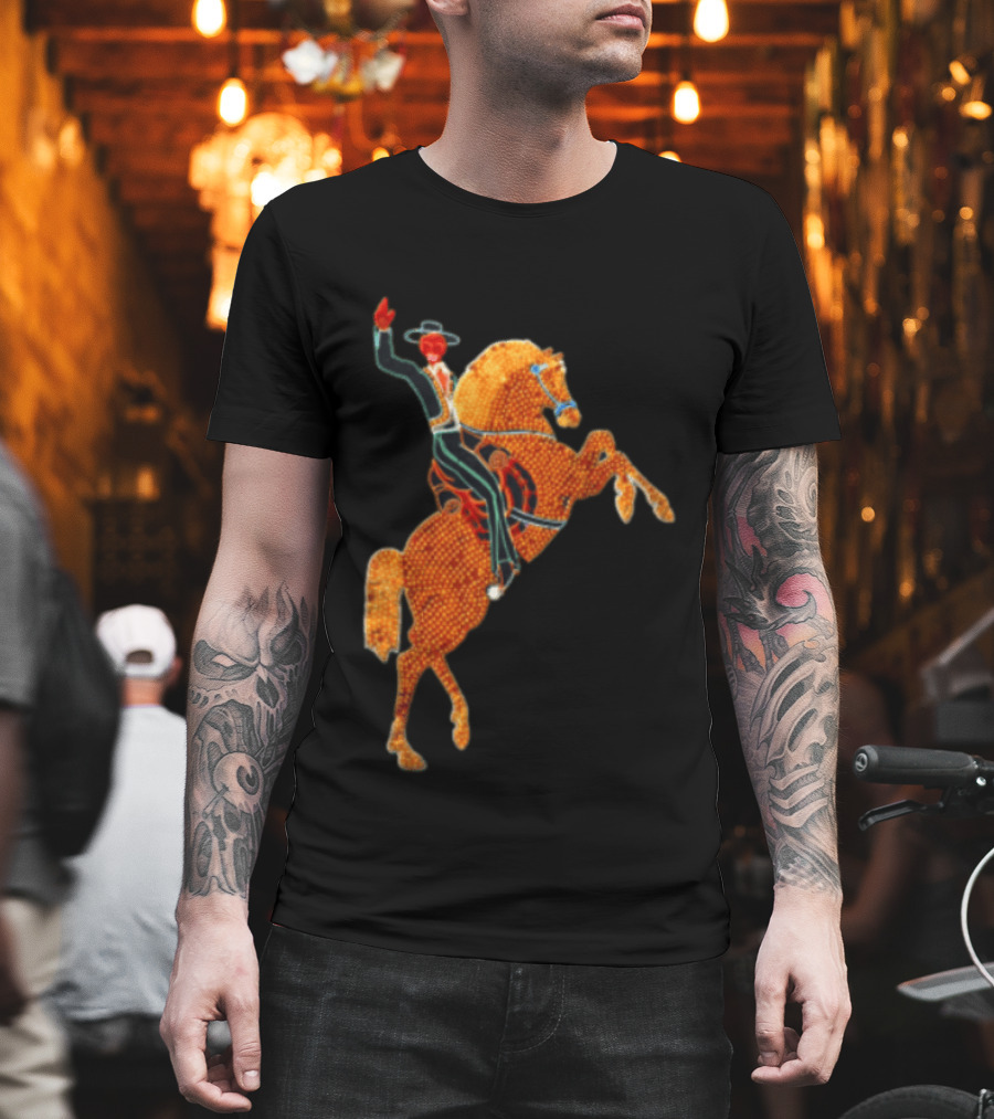 Las Vegas Cowboy Neon Sign T-Shirt