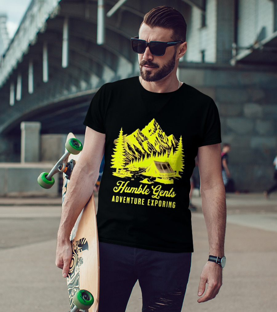 Humble Gents Adventure Exploring Mountain Camping T-Shirt
