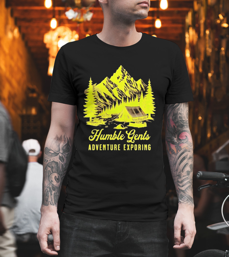 Humble Gents Adventure Exploring Mountain Camping T-Shirt