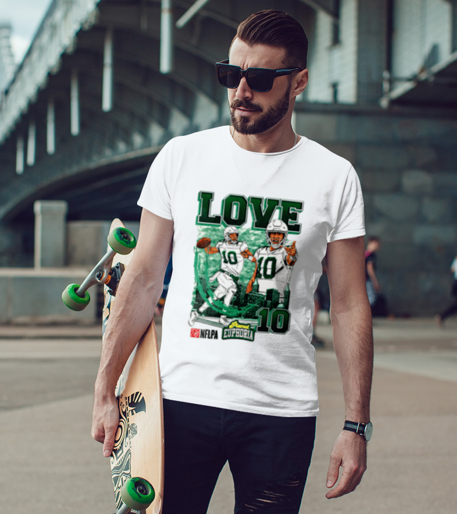 Jordan Love 10 NFLPA Euphoria Player Edition T-Shirt