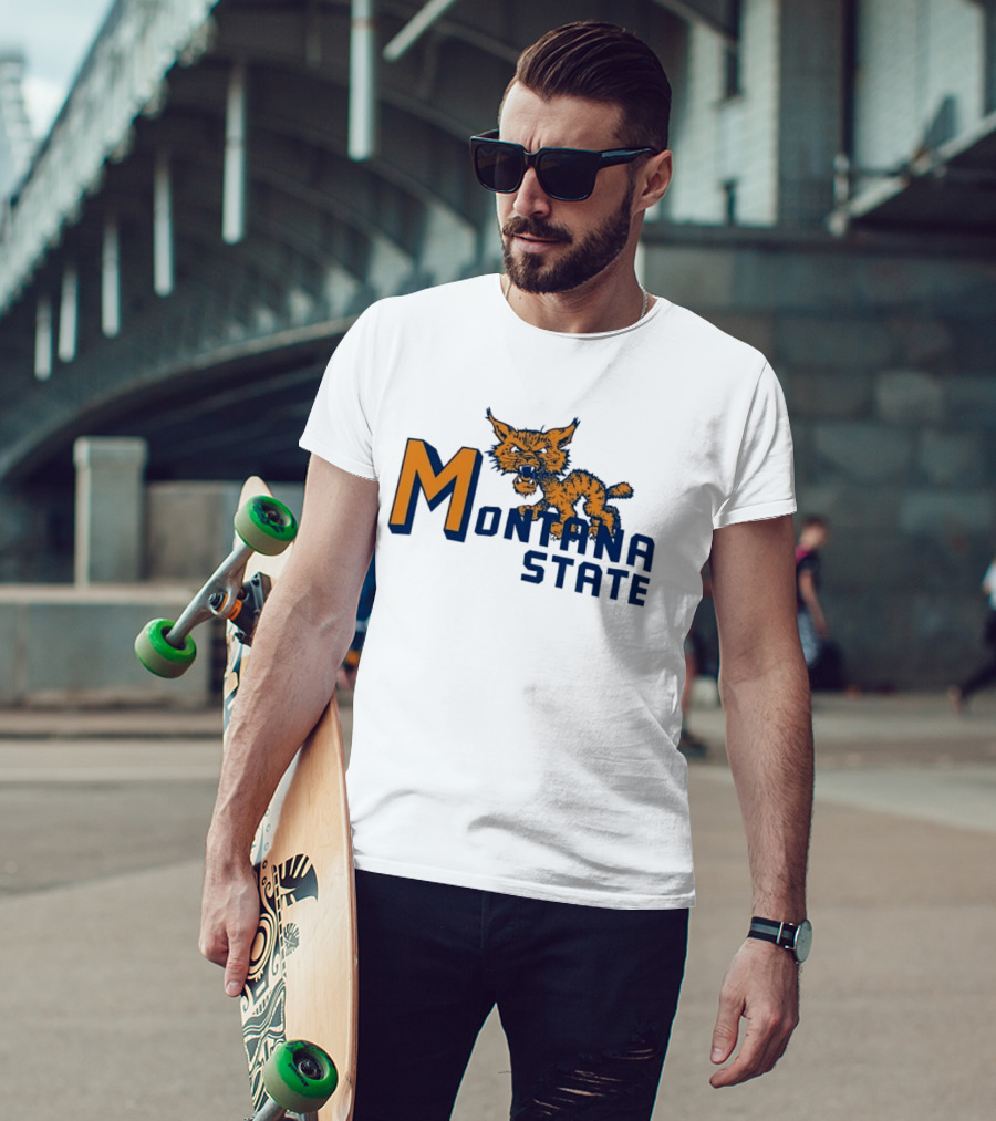 Montana State Bobcats Vintage NCAA Sports T-Shirt