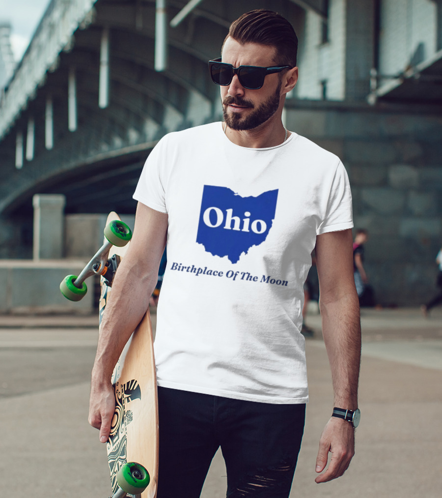 Ohio Birthplace Of The Moon Space Astronomy Exploration T-Shirt