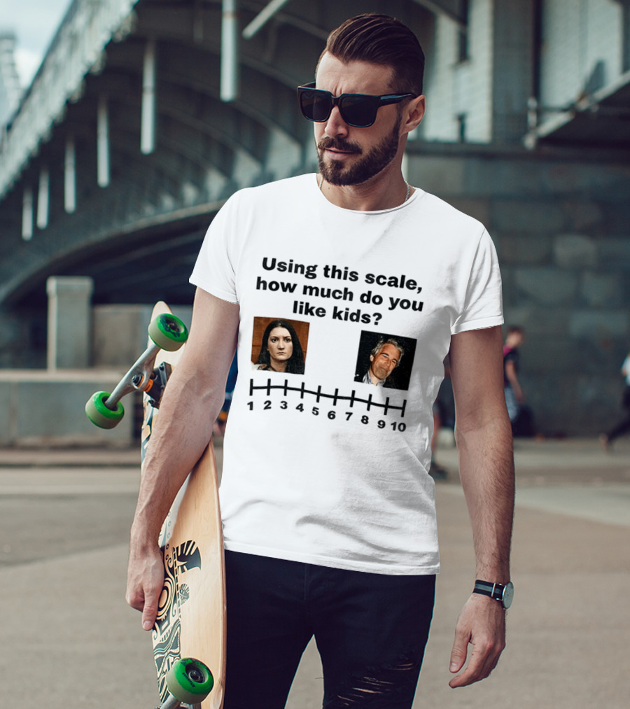 Using This Scale How Much Do You Like Kids Scale 1 To 10 T-Shirt