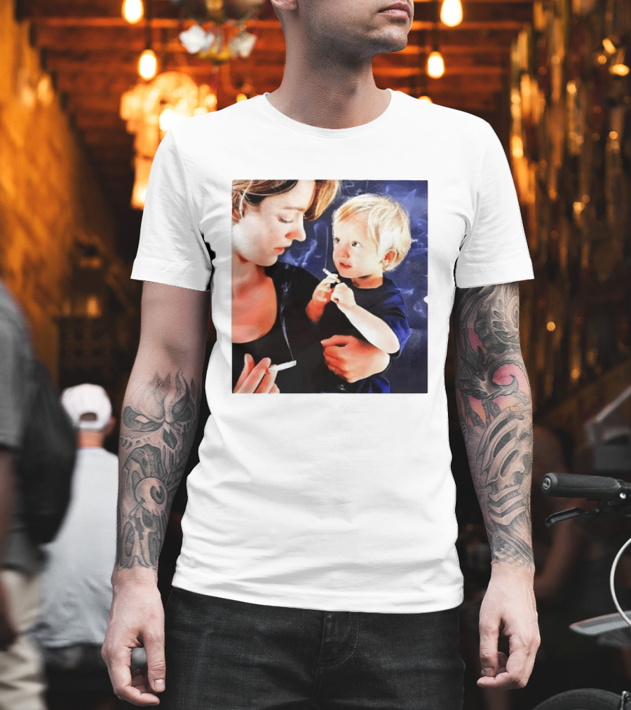 When You Light Up So Does He Anti Smoking Awareness T-Shirt
