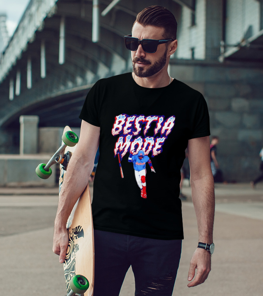 BESTIA MODE Aquicos 13 Baseball Player Athlete T-Shirt