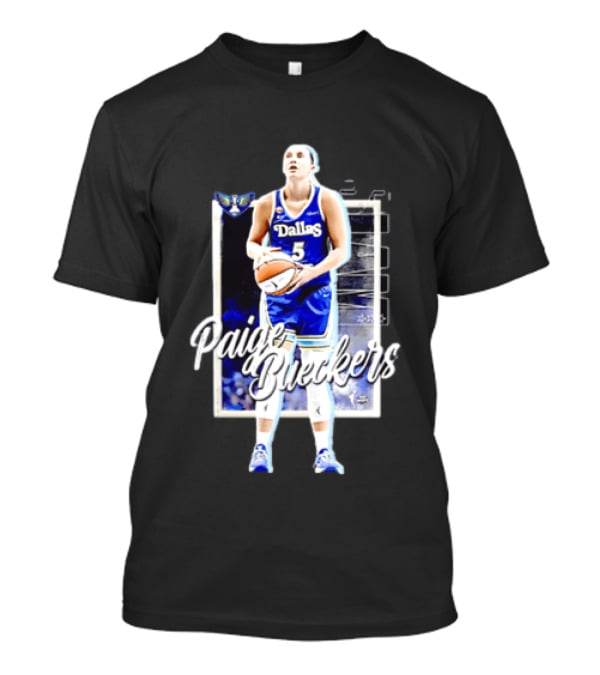 Paige Bueckers Dallas Wings Basketball Player Jersey Number 5 T-Shirt