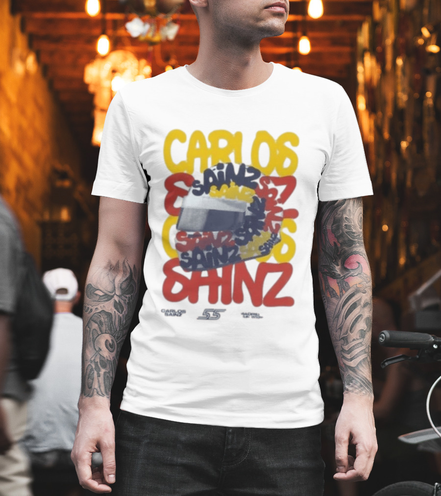Carlos Sainz Madrid F1 Team Race Special 26 Atlassian Williams T-Shirt