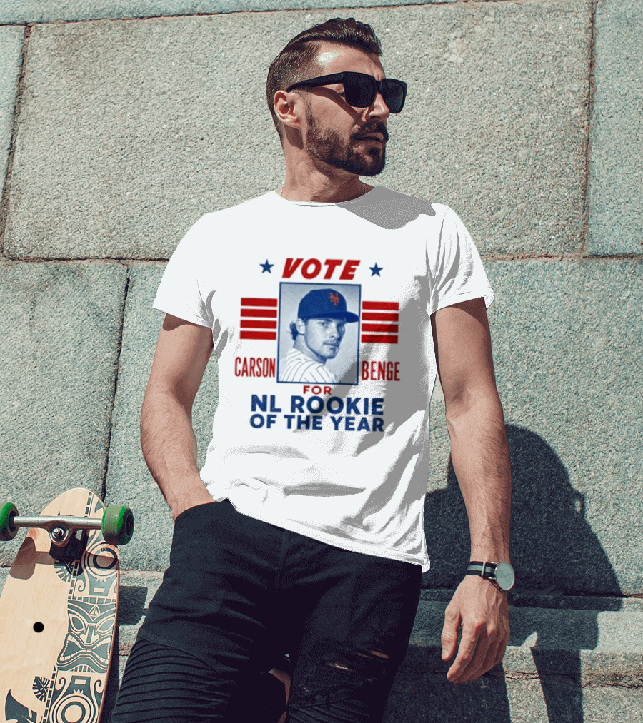 Carson Benge Mets Vote For NL Rookie Of The Year T-Shirt