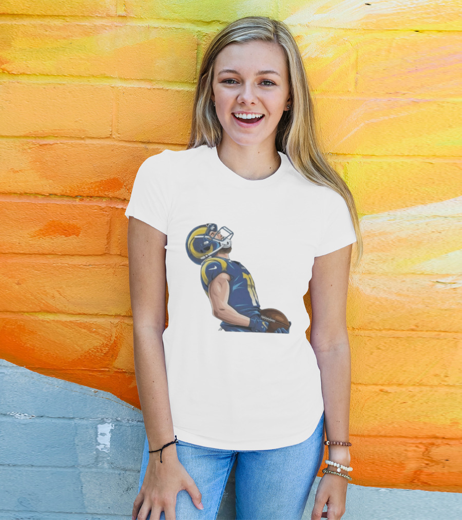 Cooper Kupp Los Angeles Rams No 10 Football Player Celebration T-Shirt