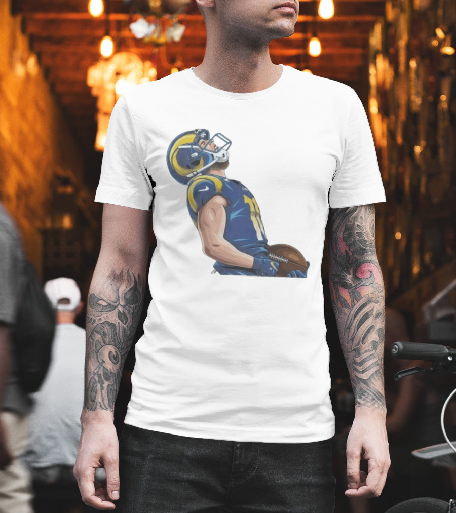 Cooper Kupp Los Angeles Rams No 10 Football Player Celebration T-Shirt