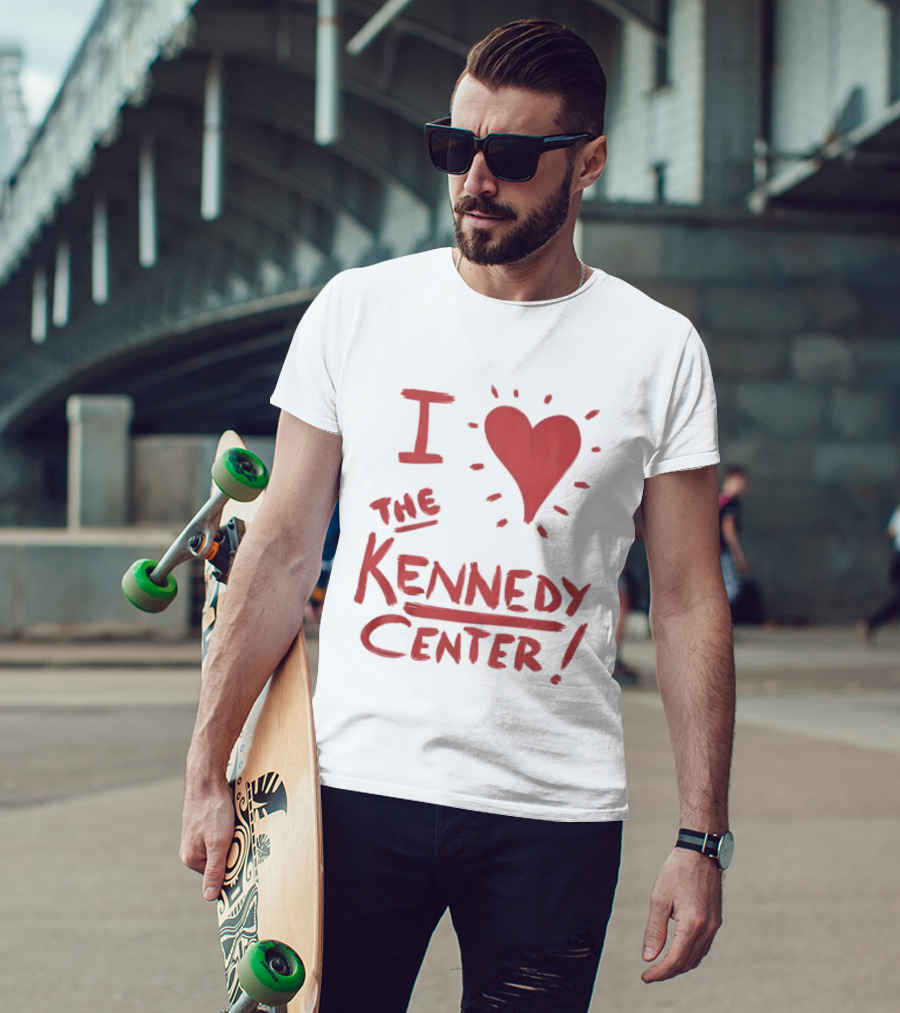 I Love The Kennedy Center Bold Red Heart T-Shirt