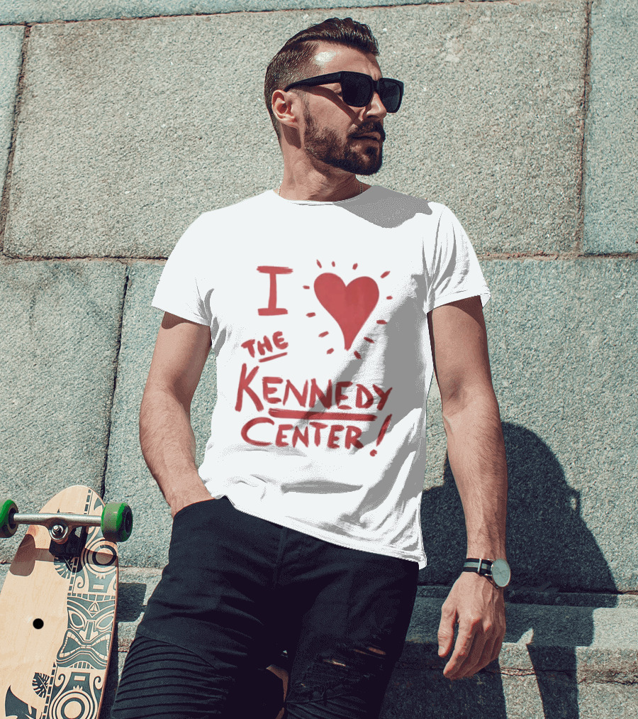 I Love The Kennedy Center Bold Red Heart T-Shirt