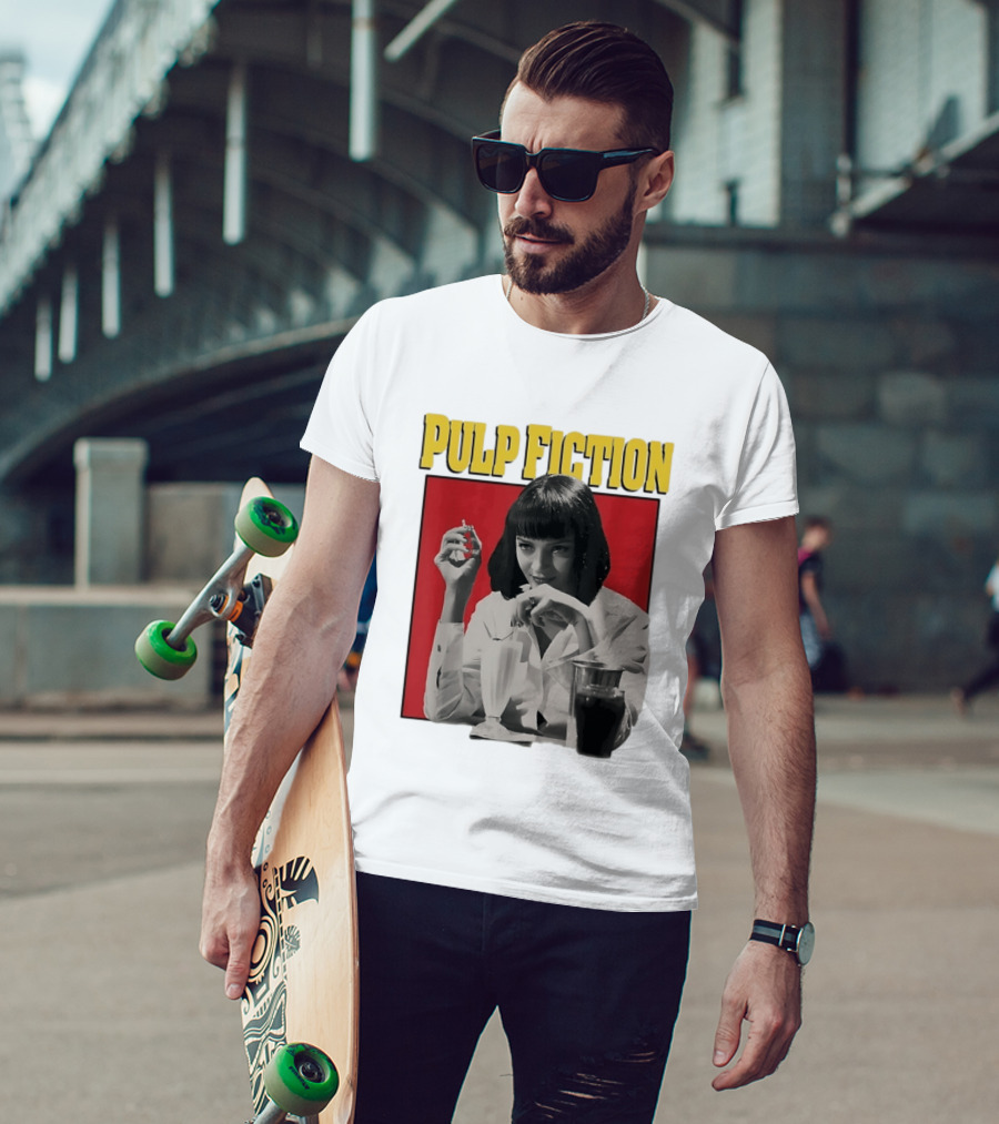 Pulp Fiction Mia Wallace Uma Thurman Quentin Tarantino T-Shirt