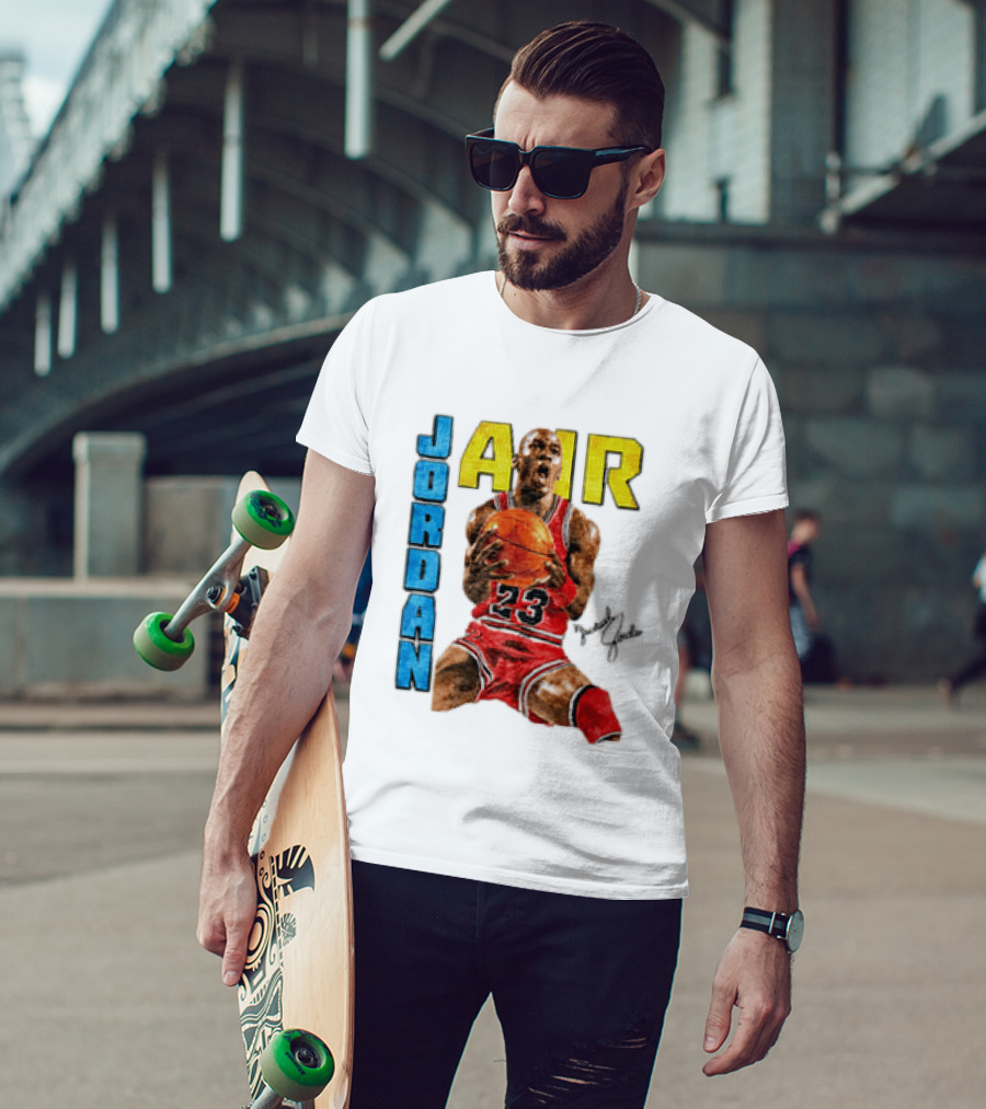 Jordan Air 23 Basketball Player Holding Ball T-Shirt