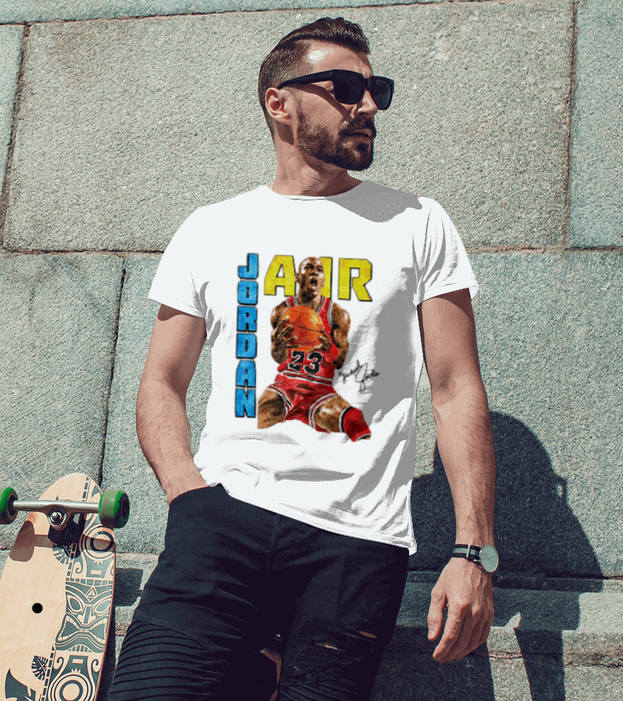 Jordan Air 23 Basketball Player Holding Ball T-Shirt