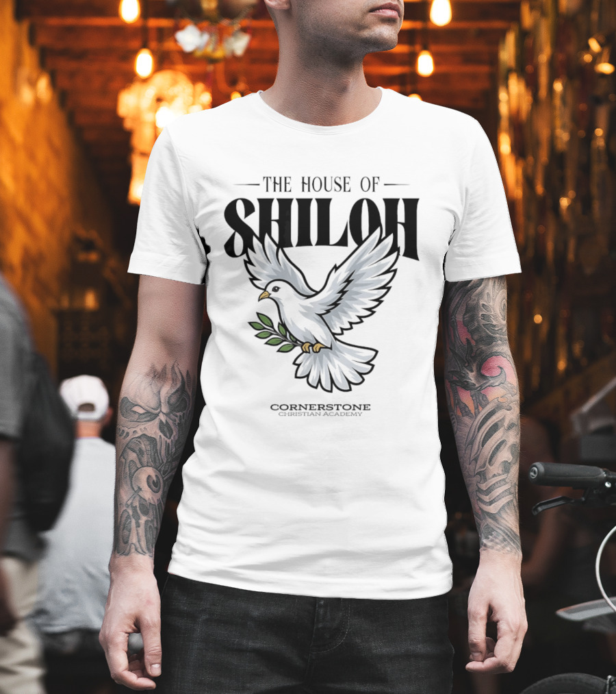 The House Of Shiloh Dove Cornerstone Christian Academy T-Shirt
