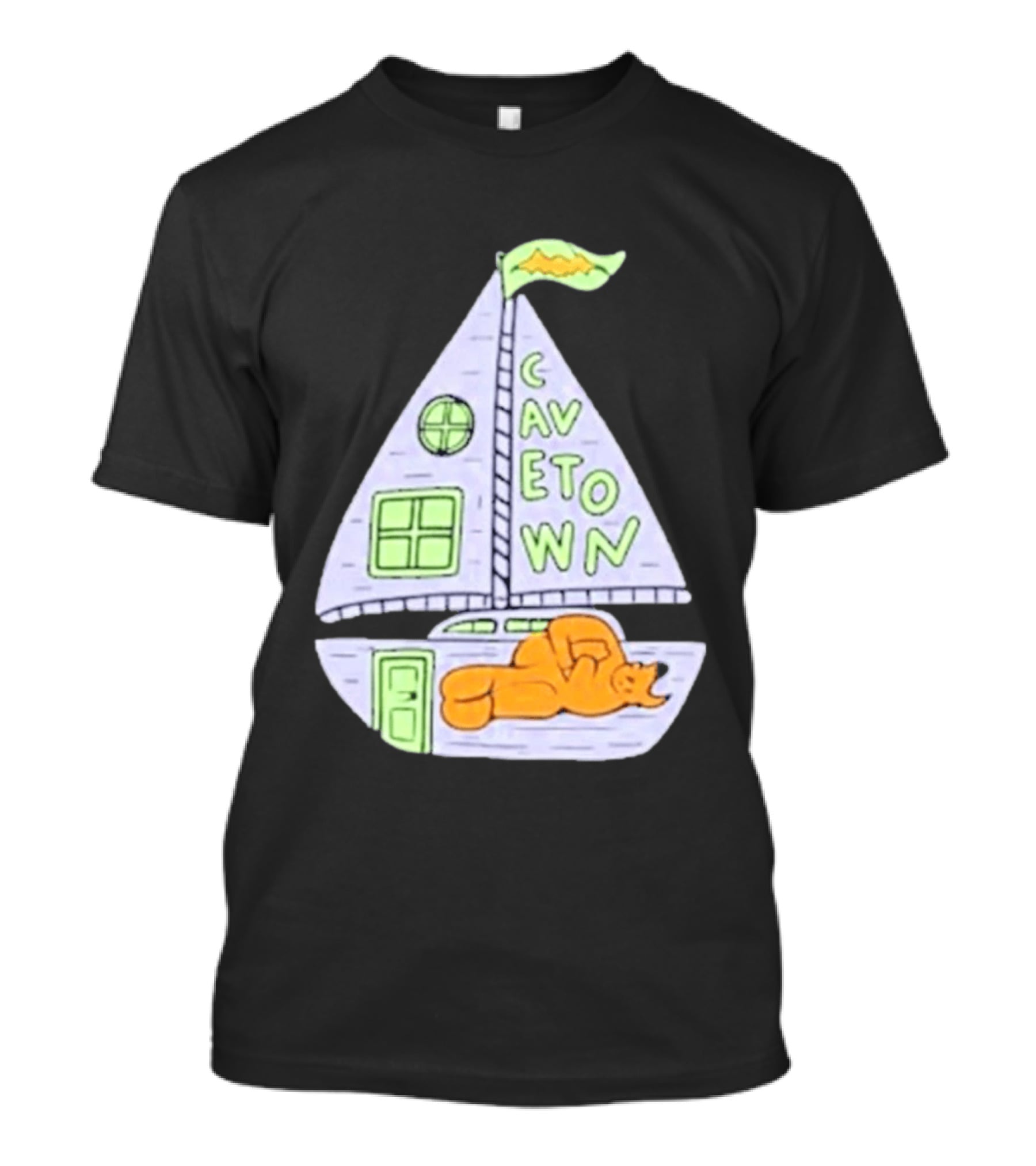 Cavetown Running With Scissors 2026 USA Tour Sail Boat T-Shirt