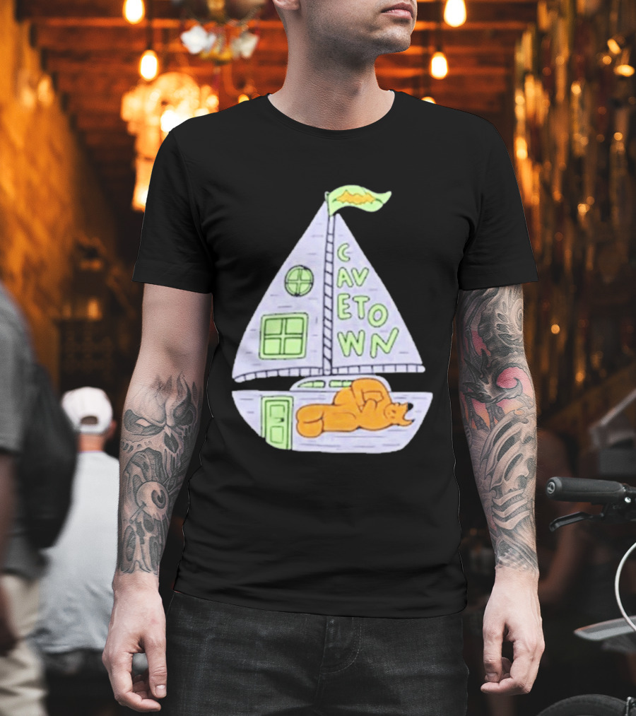 Cavetown Running With Scissors 2026 USA Tour Sail Boat T-Shirt