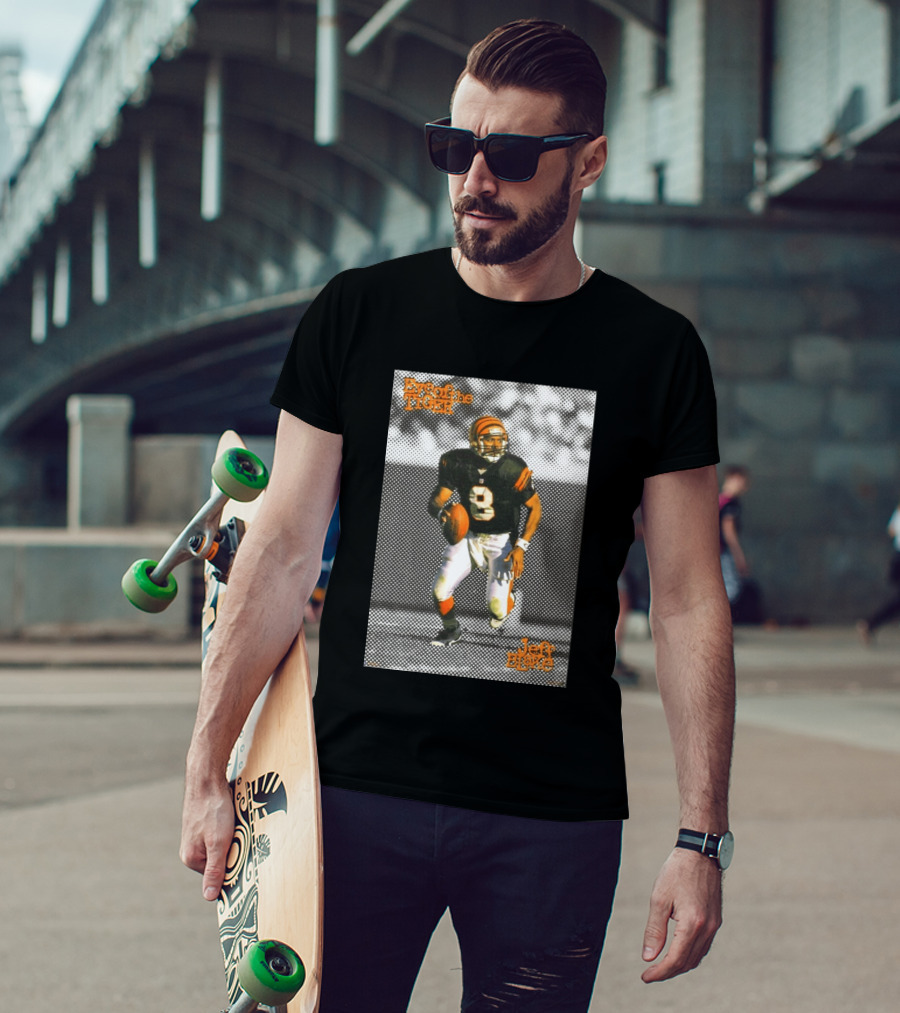Jeff Blake Eye Of The Tiger Cincinnati Bengals Football QB T-Shirt