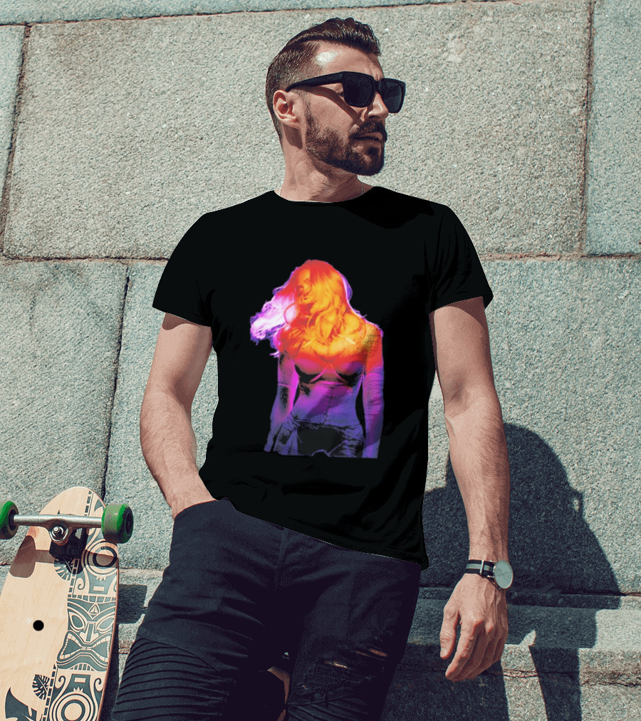 Madonna My Sins Are My Savior Neon Effect T-Shirt