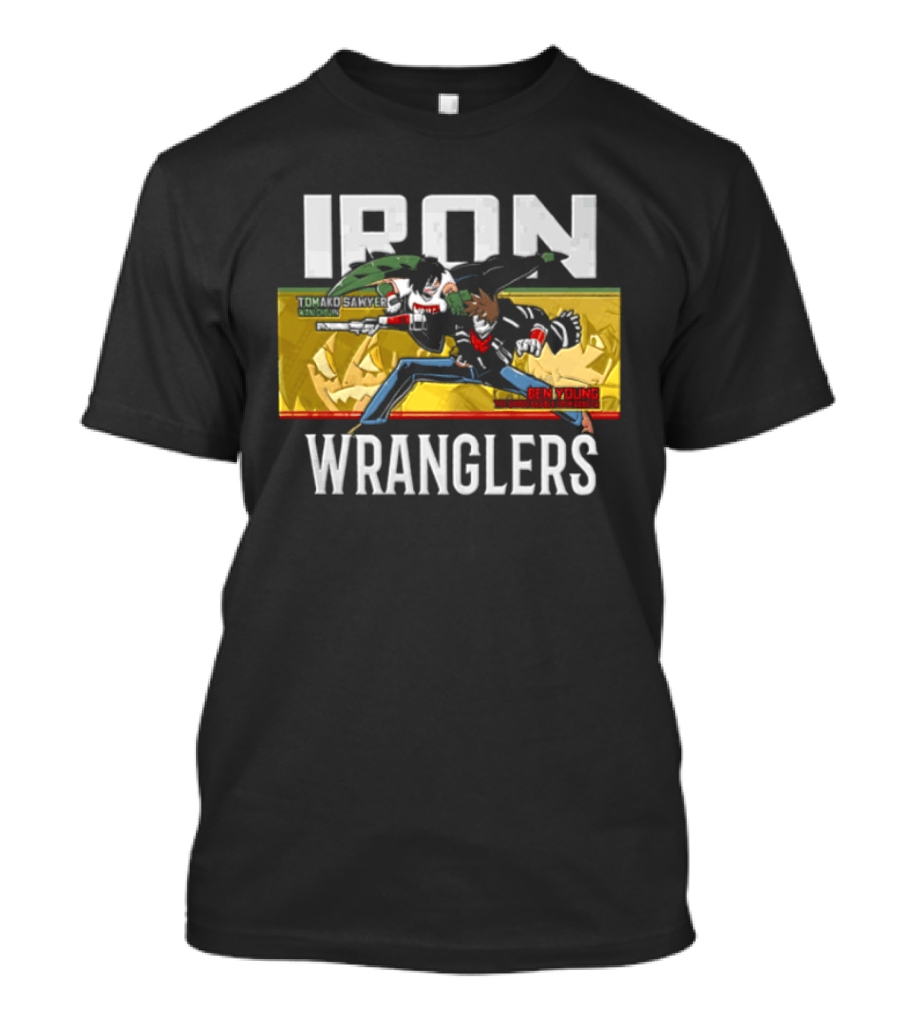 Iron Wranglers Tomako Sawyer Ben Eze Young Wildcats Unbreakable Ranger T-Shirt