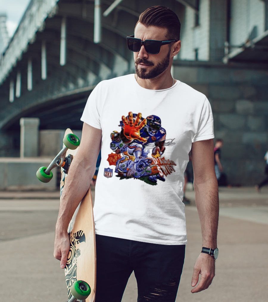 Chicago Bears Pop Art Dandre Swift 4 93 92 NFL T-Shirt