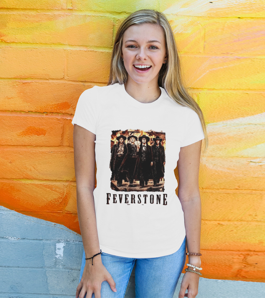 Feverstone Western Outlaw Group Cowboy Gunslinger T-Shirt