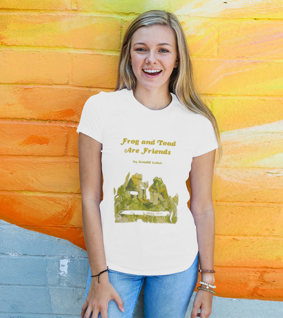 Frog And Toad Are Friends By Arnold Lobel Book Cover T-Shirt