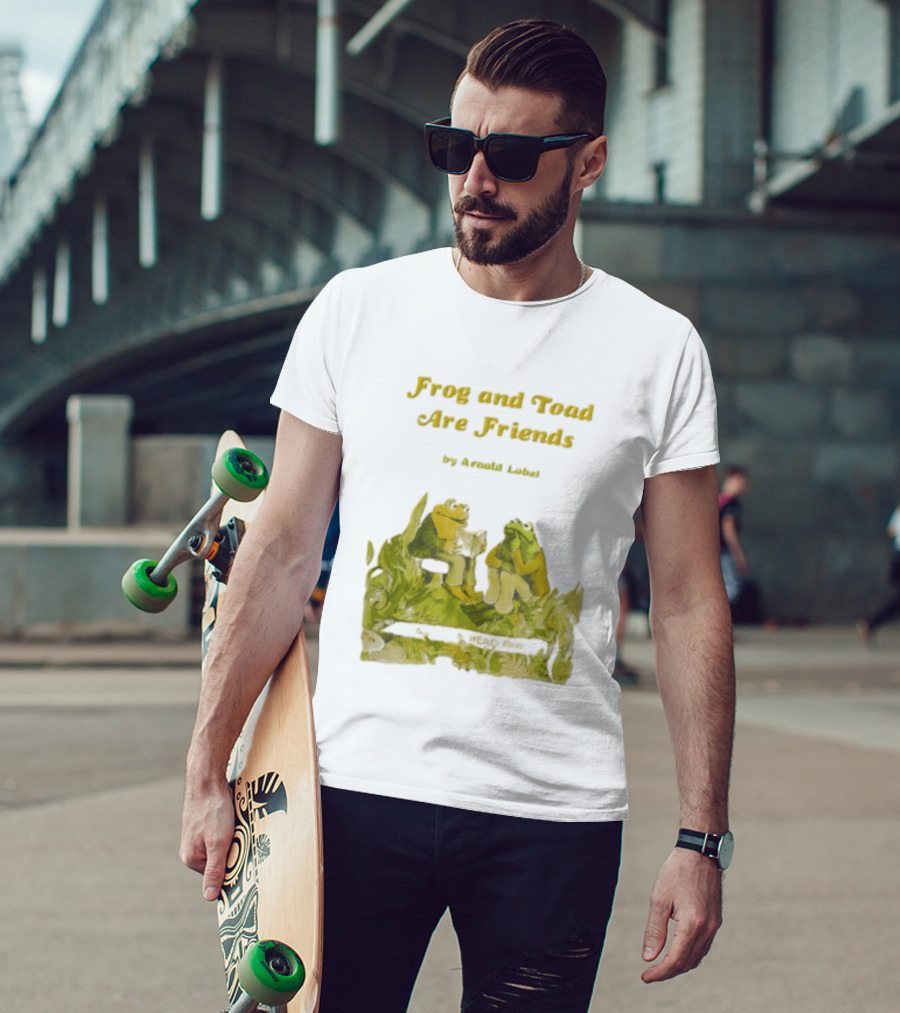 Frog And Toad Are Friends By Arnold Lobel Book Cover T-Shirt