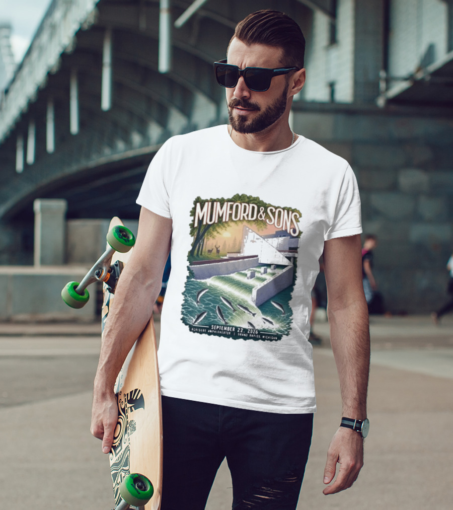 Mumford & Sons September 22 2026 Grand Rapids Michigan Acrisure Amphitheater T-Shirt