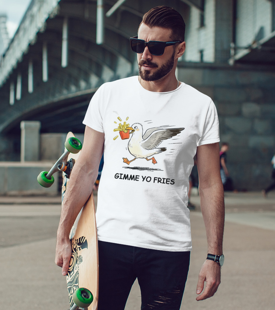 Seagull Gimme Yo Fries Speedy Snack Chase T-Shirt