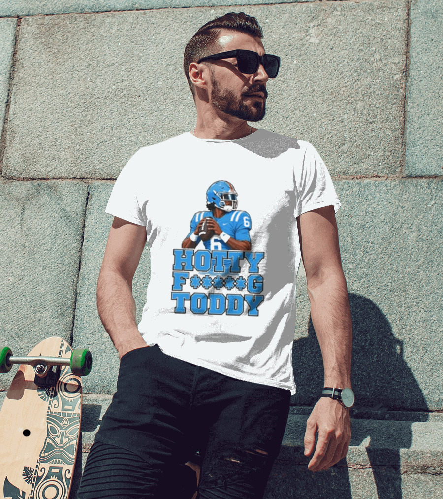 Hotty F<strong></strong>*g Toddy Ole Miss Rebels Football Number 6 T-Shirt