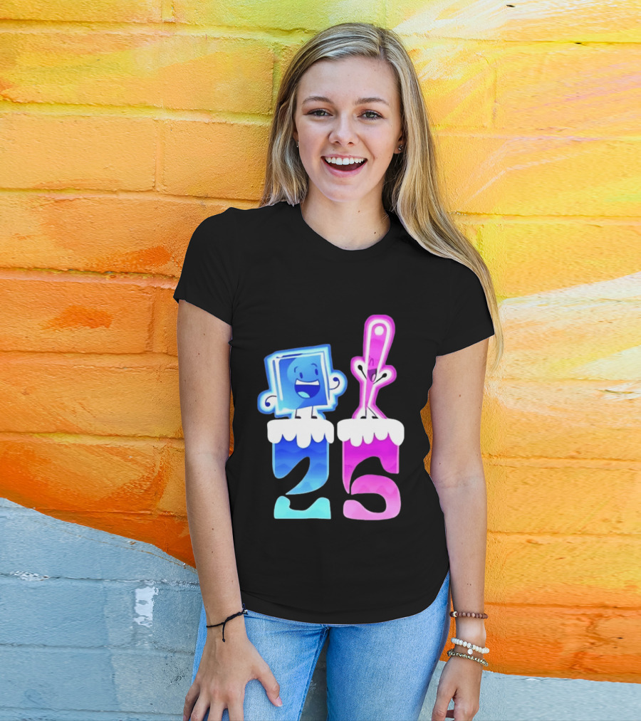 Ice Cube And Needle Battle For Dream Island 25 T-Shirt