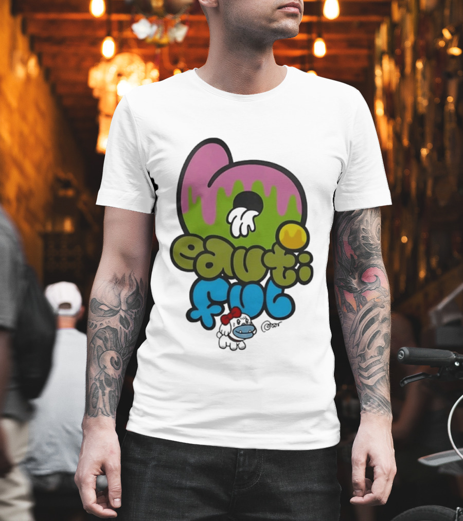 Beautiful Graffiti Melting Popsicle Drip T-Shirt