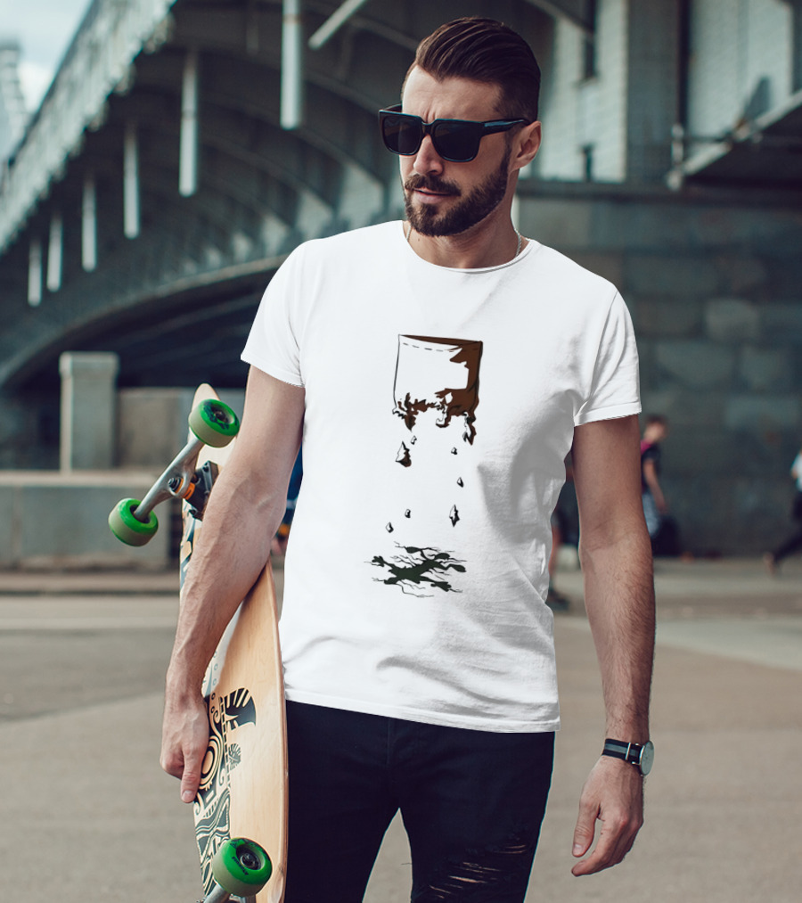 Calvin Falling From Pocket Parody Style Bill Watterson T-Shirt