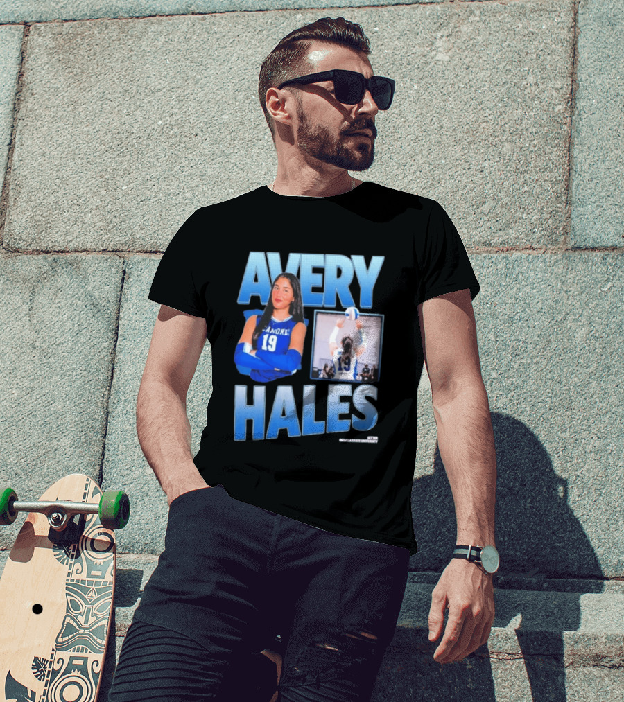 Avery Hales Indiana State Sycamores Volleyball No 19 Setter T-Shirt