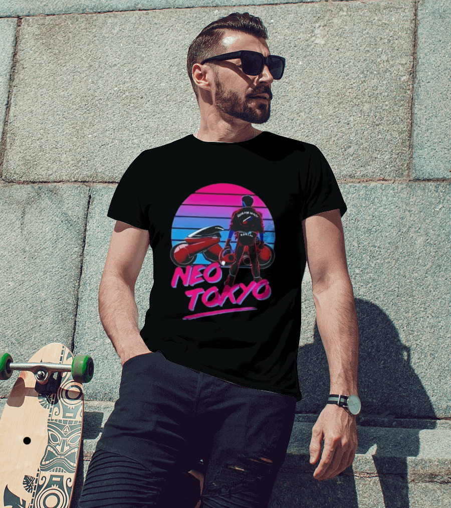 Kaneda Neo Tokyo Good For Health Bad For Education T-Shirt