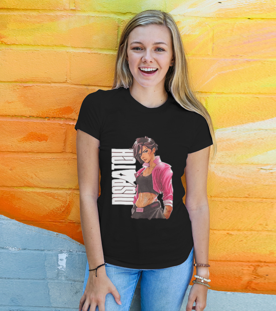 Dispatch Anime Girl Urban Style Two Sided T-Shirt